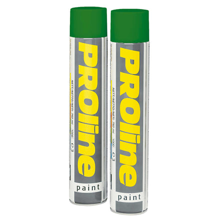 PROline Spray Paint Line Marking Paint 750ml Aerosol (Green)