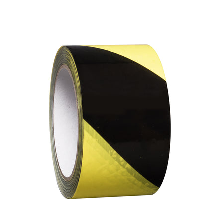 75mm Line Marking Tape, Indoor Use Multiple Colours & Widths PROline (Yellow & Black)