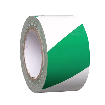 75mm Line Marking Tape, Indoor Use Multiple Colours & Widths PROline (Green & White)