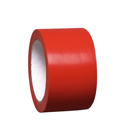 Proline Vinyl Line Tape, Multiple Colours & Widths, Heavy Duty (Red / 25m / 75mm)