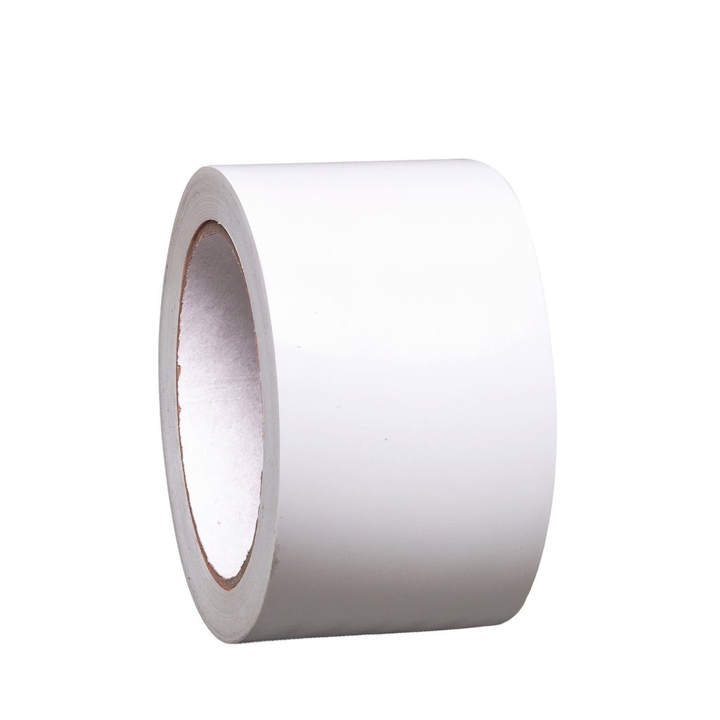 Proline Vinyl Line Tape, Multiple Colours & Widths, Heavy Duty (White / 25m / 75mm)