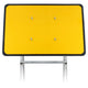 1050x750mm Blank Quick Fit Sign Plastic RA1 - Yellow & Black