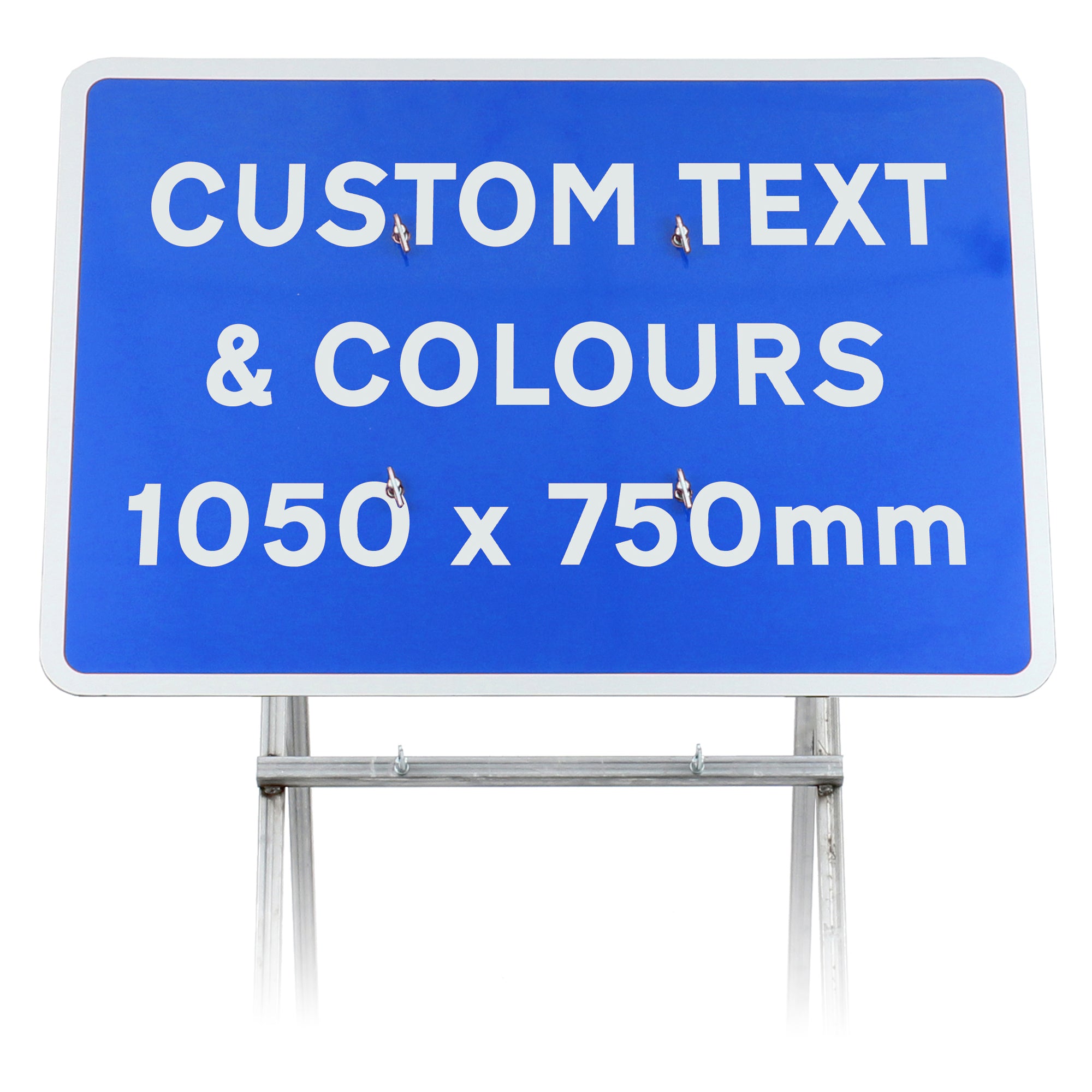 Quick Shop Signs Custom Road Sign | Quick Fit| 1050x750mm | Start Safety UK