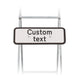 Custom Supplementary Quick Fit Sign 725x275mm - Face Only