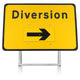 Diversion Rotating Arrow Sign Diagram 2702 |Quick Fit (face only) | 1050x750mm