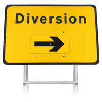 Diversion Rotating Arrow Sign Diagram 2702 |Quick Fit (face only) | 1050x750mm