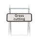 Grass Cutting Sign Quick Fit  (face only) | Dia. 7001.1