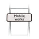 Mobile Works Sign Quick Fit  (face only) | Dia. 7001.1|  725x275mm