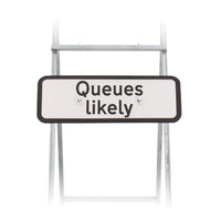 Queues likely Sign Quick Fit  (face only) | Dia. 584.1