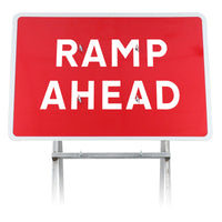 Ramp Ahead Quick Fit Sign Diagram 7010.1 |Quick Fit (face only) | 1050x750mm