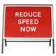 Reduce Speed Now - Zintec Metal Sign Face | 1050x750mm