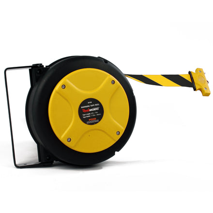 Reelworks 16m Warning Tape Reel (Yellow & Black)