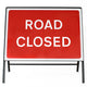 Road Closed Sign - Zintec Metal Sign Dia 7010.1 Face | 1050x750mm