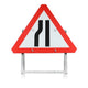 Road Narrows Left Quick Fit Sign Face Dia. 517L (face only) | 750mm