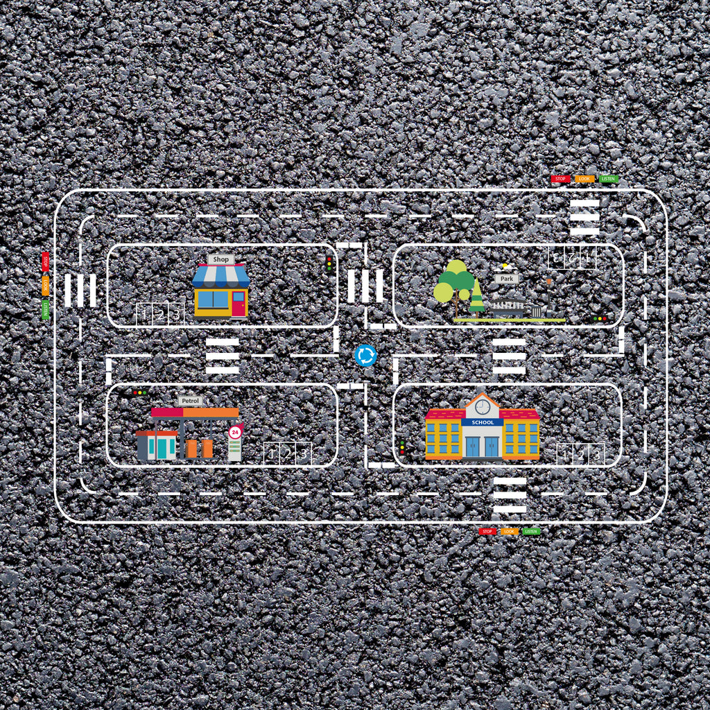 Road Scene Playground Marking