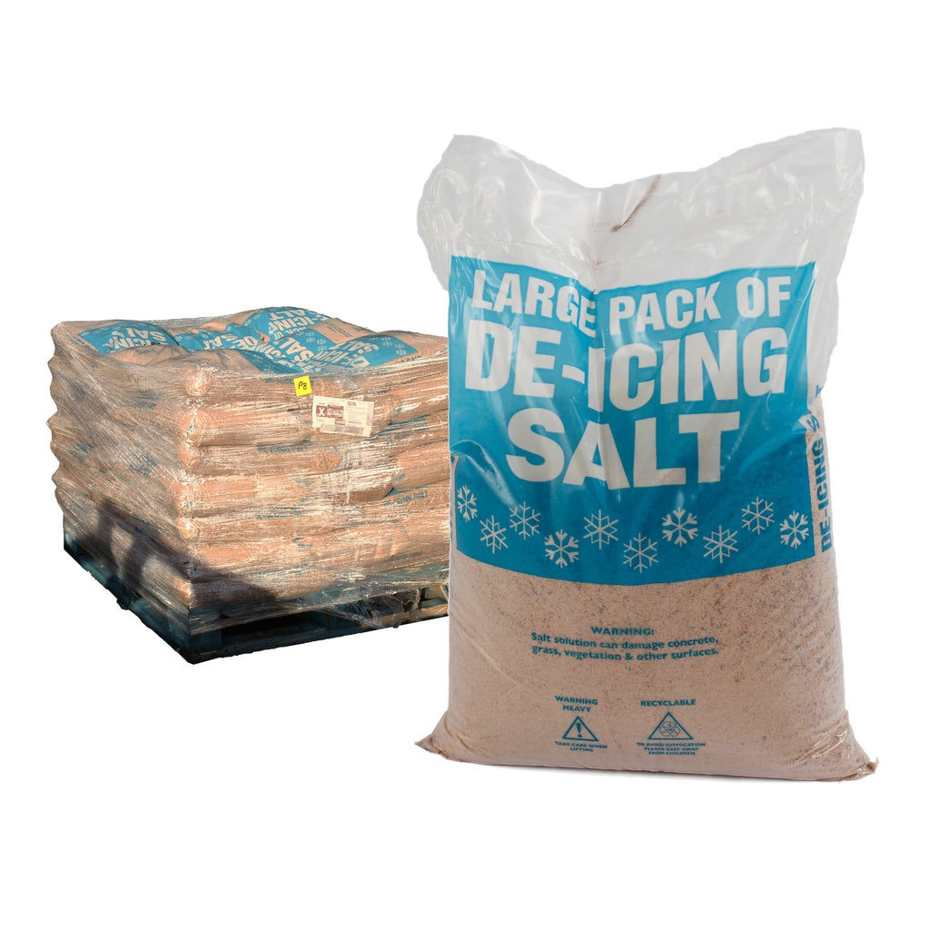 Brown Rock Salt / Road Grit - 25kg Bag (40 Bags)