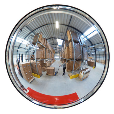 Detective Wall Mounted Indoor Observation Convex Mirror (450 x 100mm)