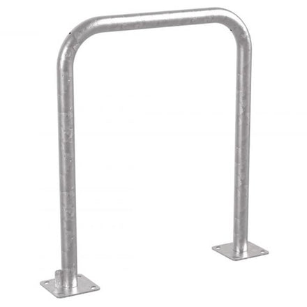 Sheffield Bike Stand Hot Dip Galvanised  48mm Diameter Tube (Surface Mount (flanged))