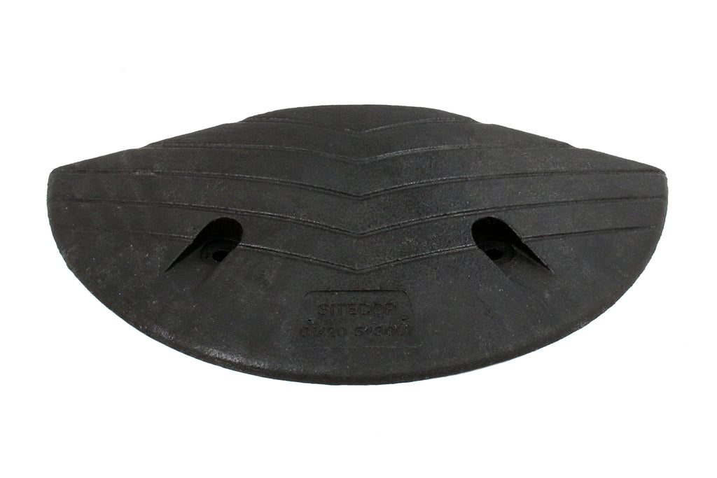 SiteCop Standard 70mm Rubber Speed Bump - Fixings Included