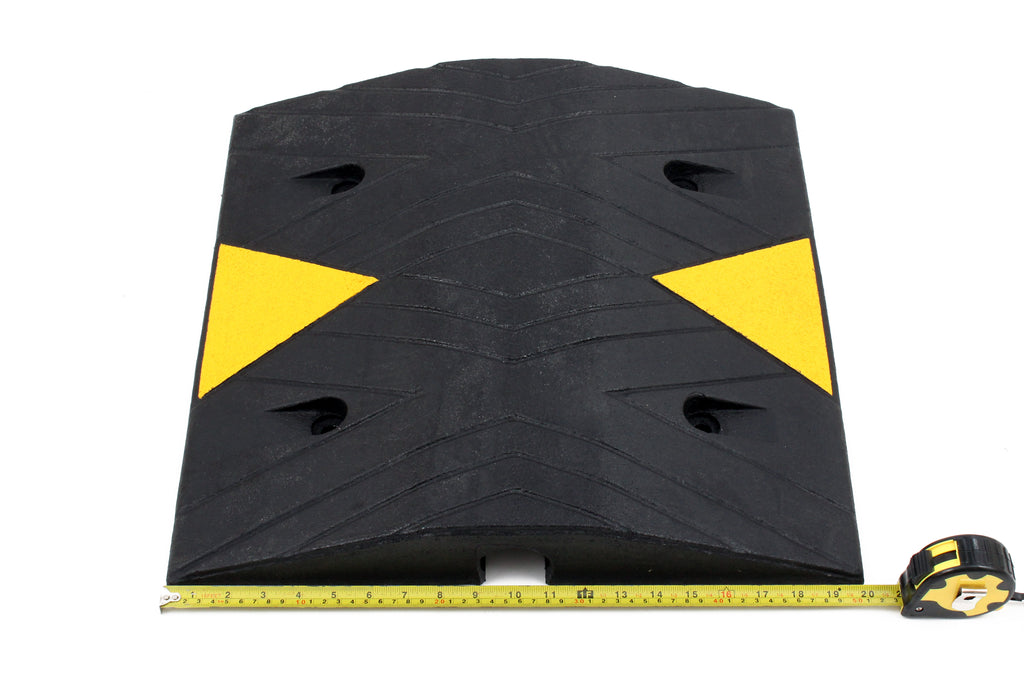 SiteCop Standard 70mm Rubber Speed Bump - Fixings Included