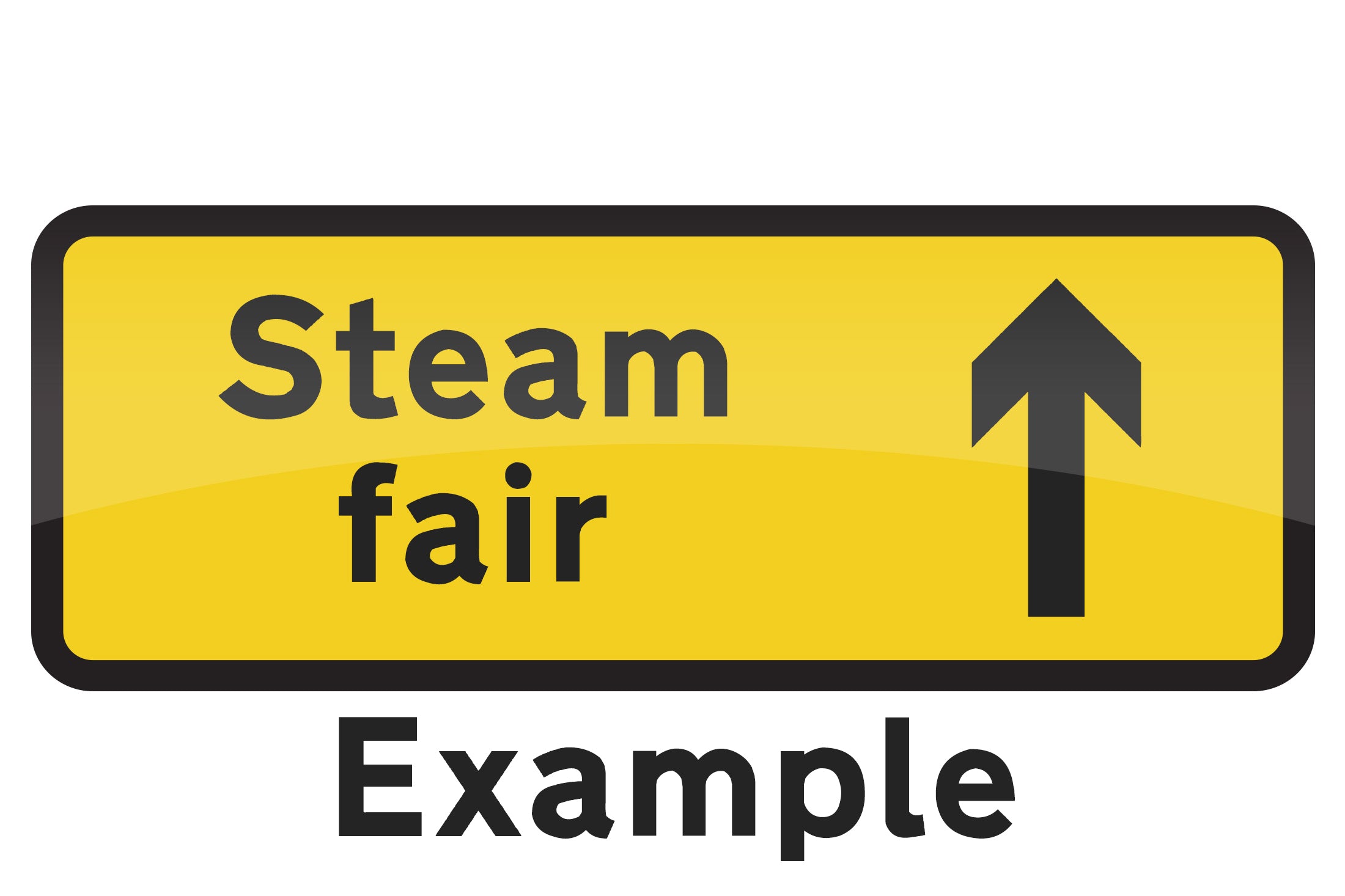 Custom 1050x450mm Sign Face - Metal Road Sign - Face Only – Start Safety UK