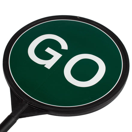 Stop & Go Lollipop Sign 'Stop Go' - Road Works Sign