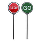 Stop & Go Lollipop Sign 'Stop Go' - Road Works Sign