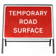 Temporary Road Surface Sign - Zintec Metal Sign Face | 1050x750mm