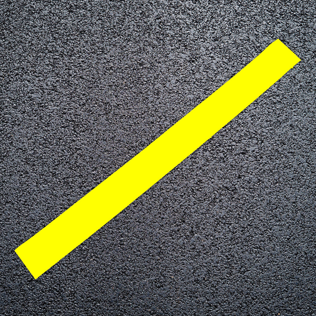 StartMark 1 Metre Long Thermoplastic Strips - Multiple Colours (Yellow (Zinc) - RAL 1018 / 50mm)