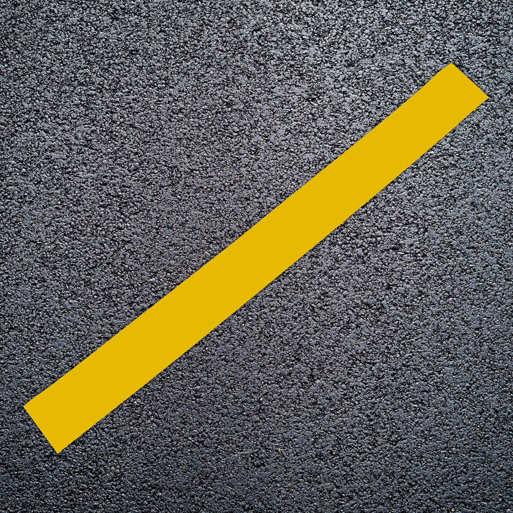 StartMark 1 Metre Long Thermoplastic Strips - Multiple Colours (Traffic Yellow - RAL 1023 / 50mm)