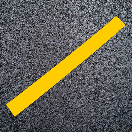 StartMark 1 Metre Long Thermoplastic Strips - Multiple Colours (Signal Yellow - RAL 1003 / 50mm)