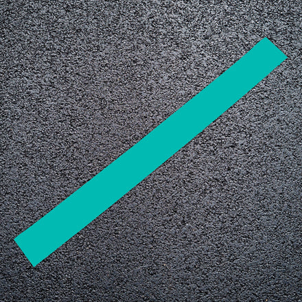 StartMark 1 Metre Long Thermoplastic Strips - Multiple Colours (Turquoise Blue - RAL 5018 / 50mm)