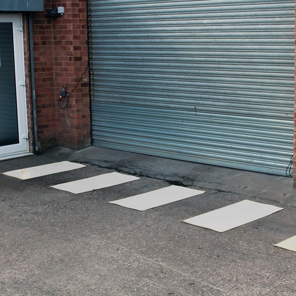 Thermoplastic Zebra Crossing Panels (1m x 500mm) (White - RAL 9003)