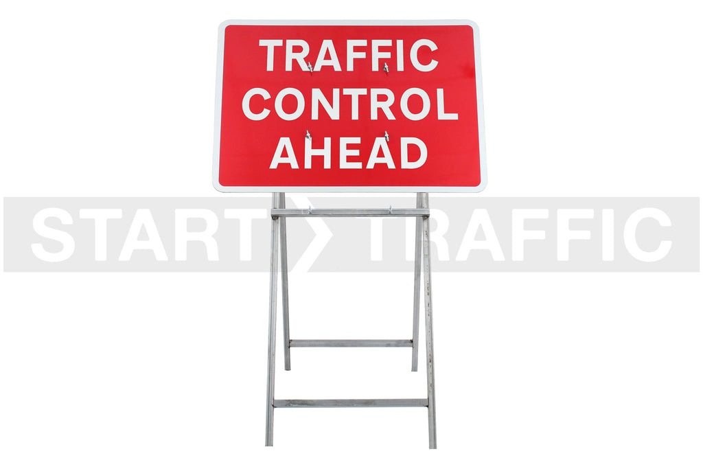 Traffic Control Ahead Sign Diagram 7010.1 | Quick Fit (face only) | 1050x750mm