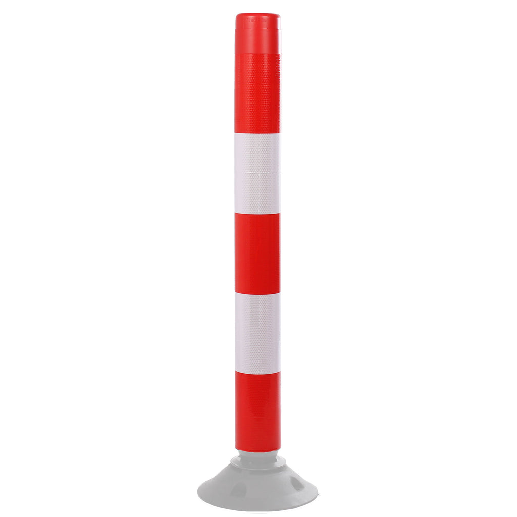 Traffic Line Off-Highway Posts | 460mm, 760mm & 1000mm (Red & White / 1000mm / Base Not Included)