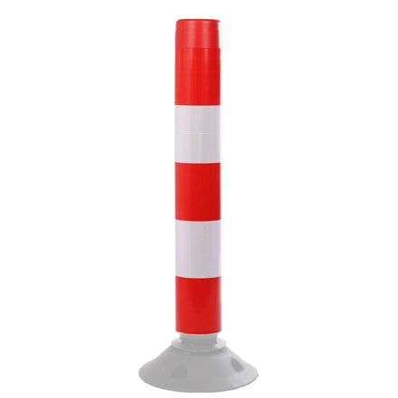 Traffic Line Off-Highway Posts | 460mm, 760mm & 1000mm (Red & White / 760mm / Base Not Included)