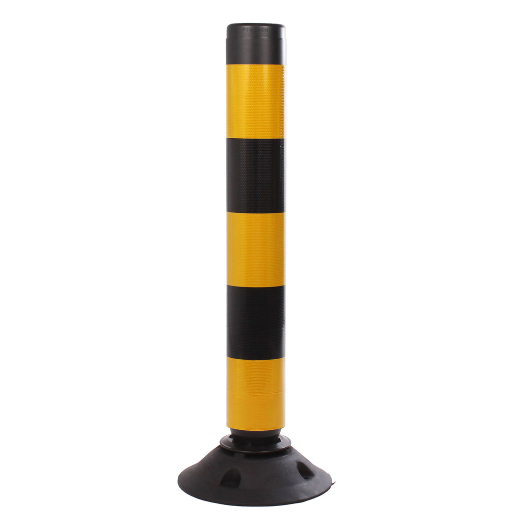 Traffic Line Off-Highway Posts | 460mm, 760mm & 1000mm (Yellow & Black / 760mm / Base Included)