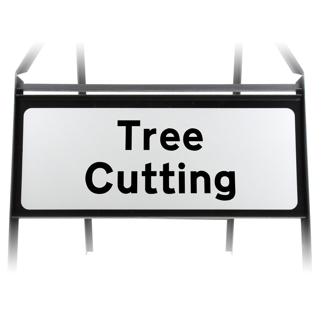 Tree Cutting Supplementary Plate - Metal Sign