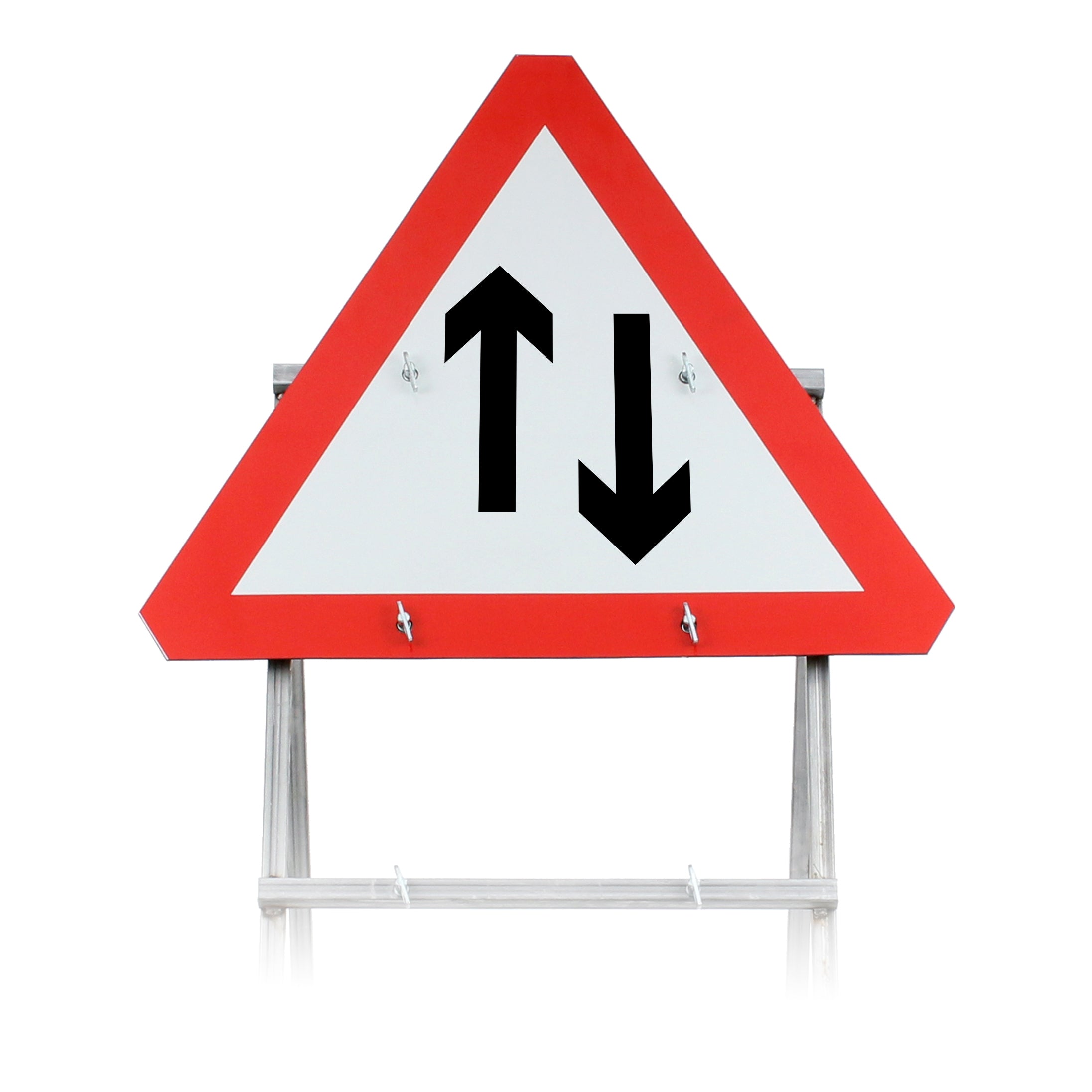 Two Way Traffic Sign Face Diagram 521 (face only) – Start Safety UK