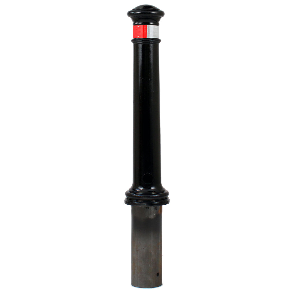 Manchester Heritage Fau-Cast Iron Bollards UltraThane 6000 (Anti-Ram / Red & White Split)