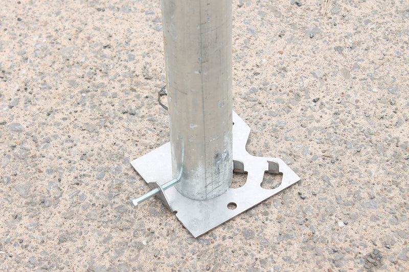 Universal Sign Post Base - For Round & Square Posts – Start Safety UK
