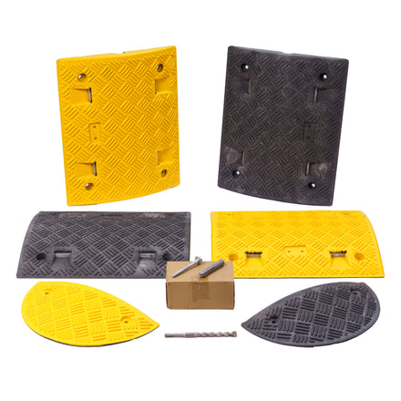 Value Speed Bump Kit (Complete With Fixings & Drill Bit) Painted