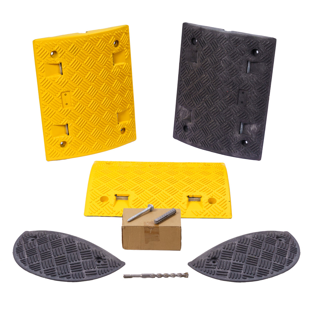 Value Speed Bump Kit (Complete With Fixings & Drill Bit) Painted