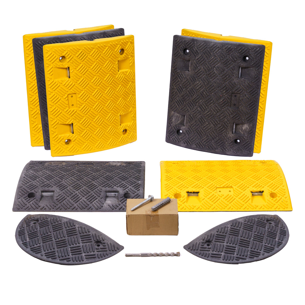 Value Speed Bump Kit (Complete With Fixings & Drill Bit) Painted