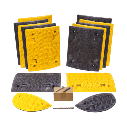 Value Speed Bump Kit (Complete With Fixings & Drill Bit) Painted
