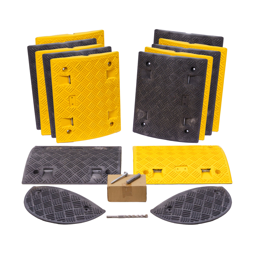 Value Speed Bump Kit (Complete With Fixings & Drill Bit) Painted