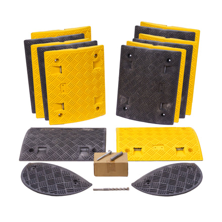 Value Speed Bump Kit (Complete With Fixings & Drill Bit) Painted