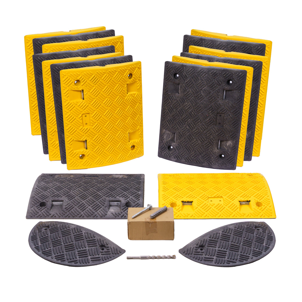 Value Speed Bump Kit (Complete With Fixings & Drill Bit) Painted