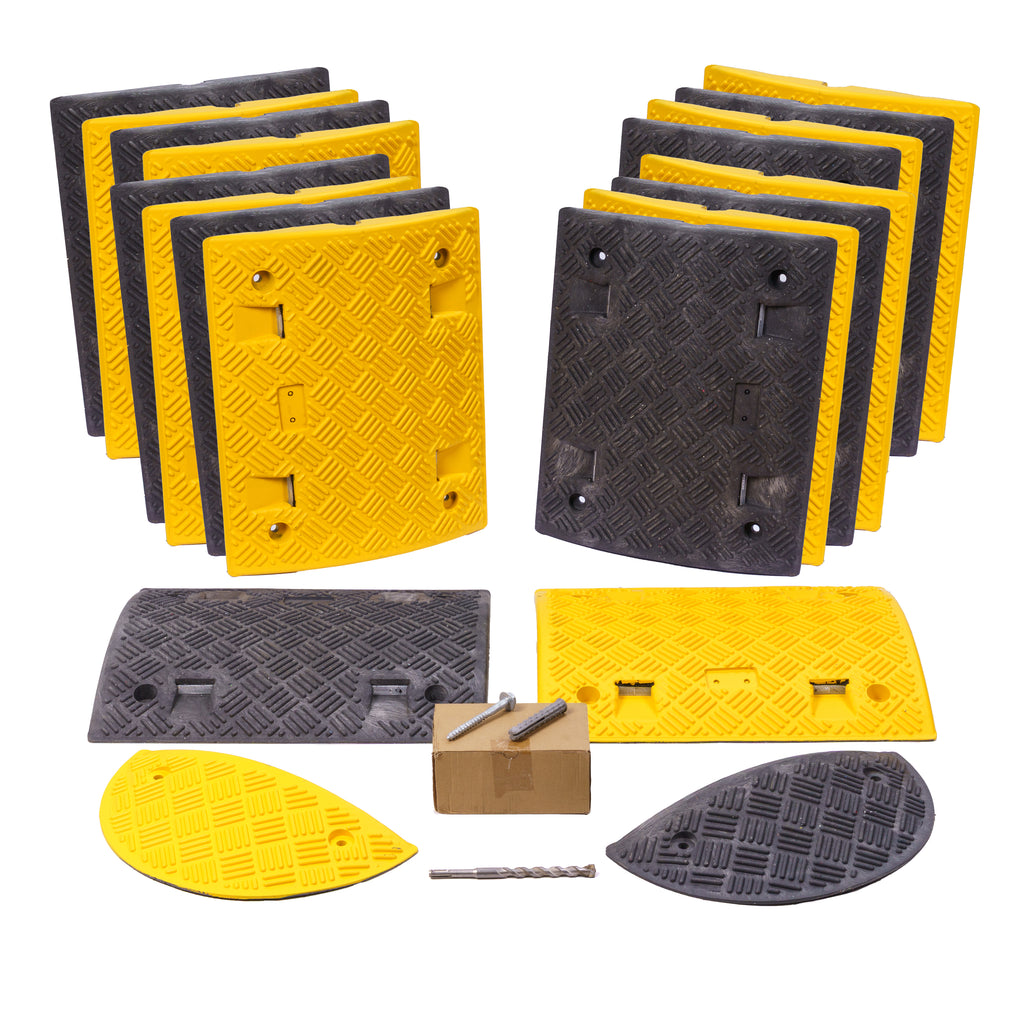 Value Speed Bump Kit (Complete With Fixings & Drill Bit) Painted