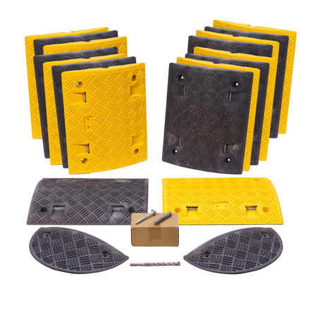 Value Speed Bump Kit (Complete With Fixings & Drill Bit) Painted